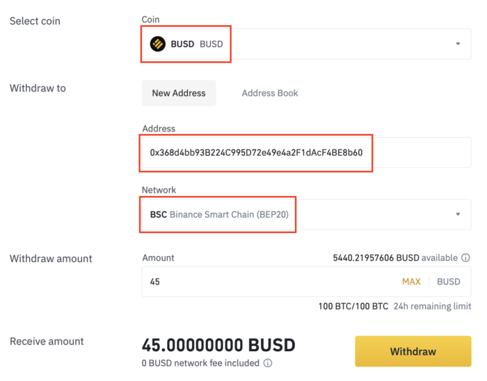 withdraw